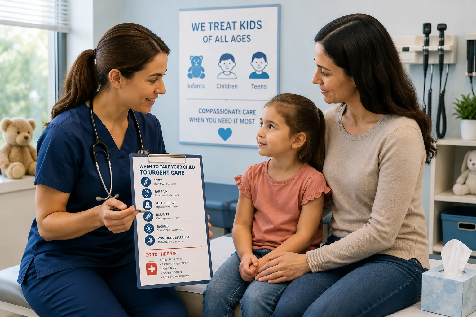 When to Take Your Child to Urgent Care: Fevers, Injuries, Ear Infections, Rashes & Warning Signs