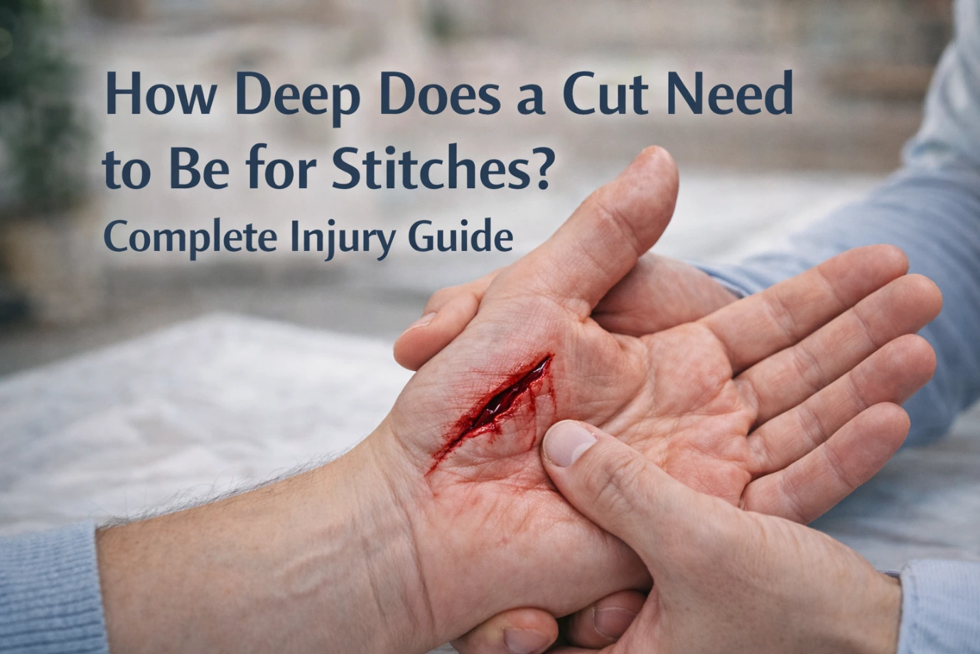 How Deep Does a Cut Need to Be for Stitches? Complete Injury Guide