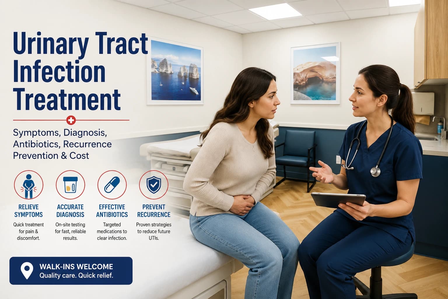 Urinary Tract Infection Treatment: Symptoms, Diagnosis, Antibiotics, Recurrence Prevention & Cost