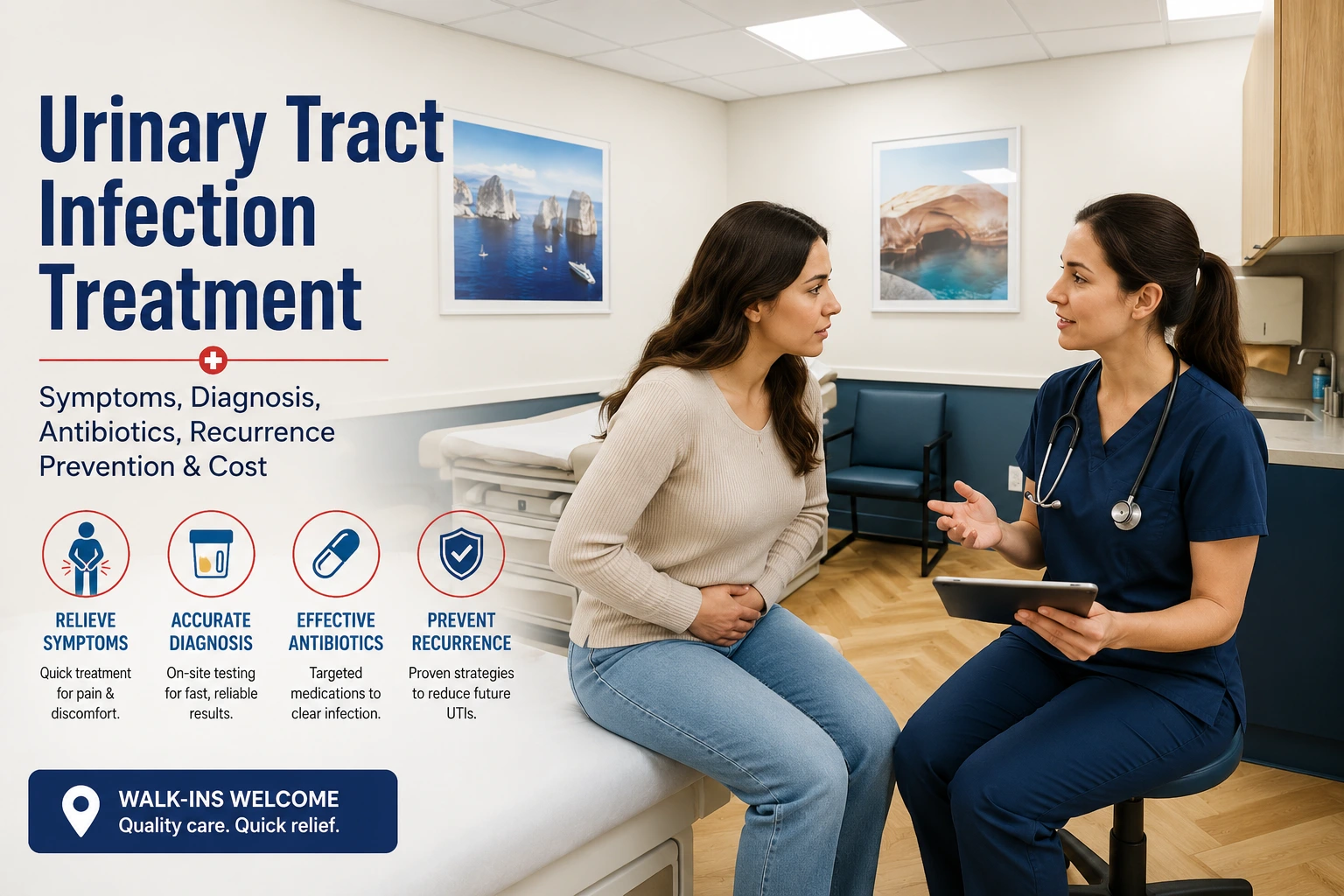 Urinary Tract Infection Treatment: Symptoms, Diagnosis, Antibiotics, Recurrence Prevention & Cost