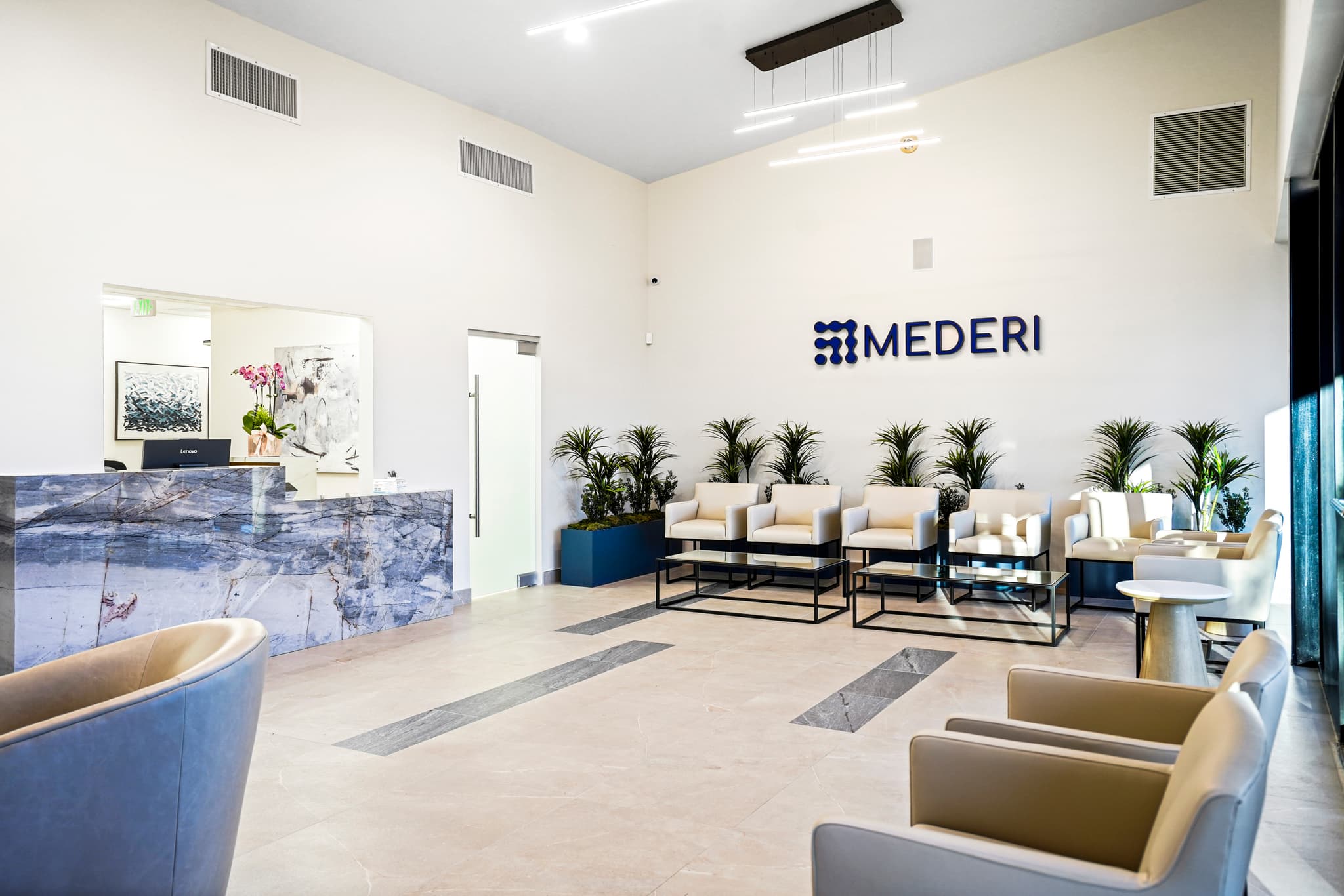 Mederi Los Angeles clinic waiting area